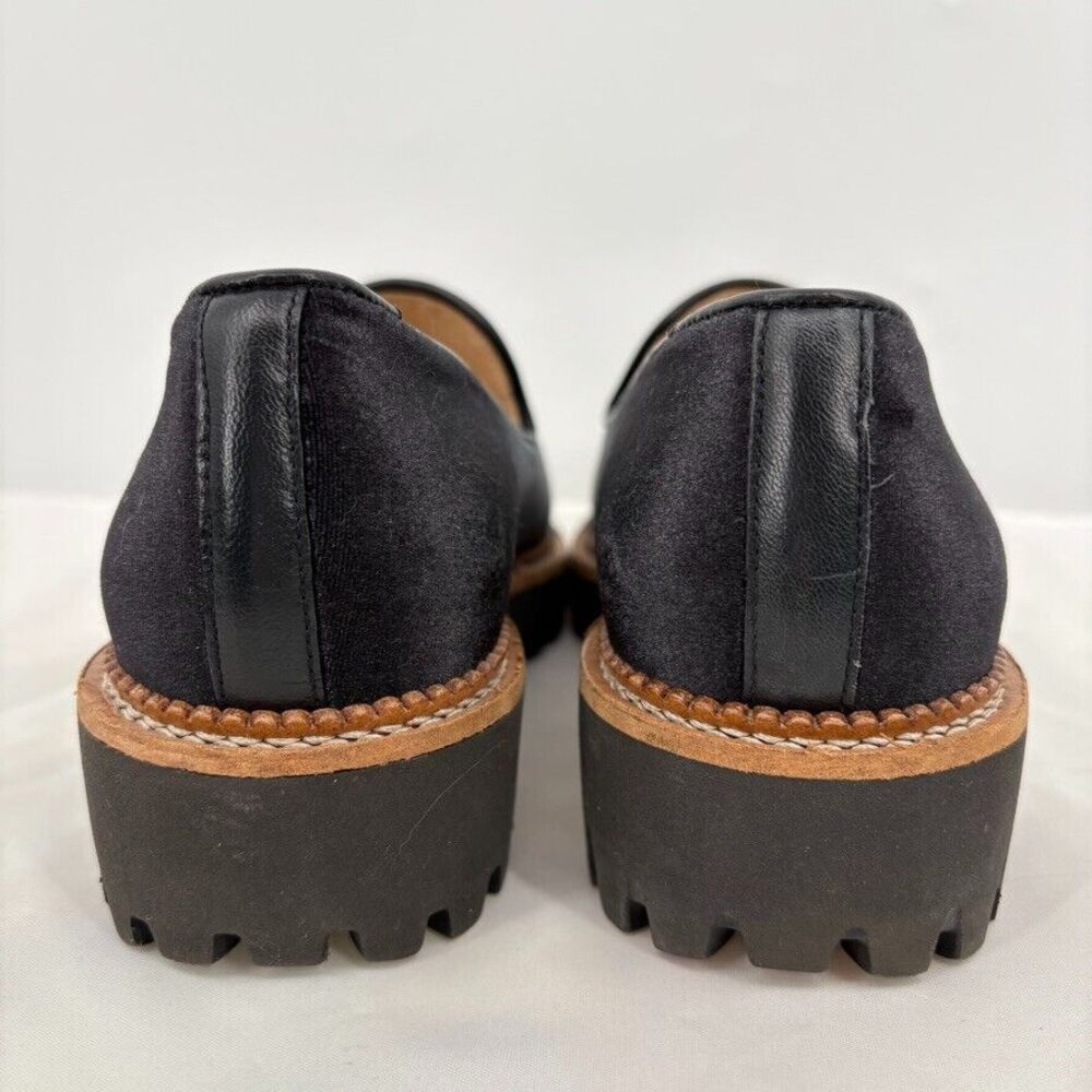 Jon Josef Gogo Gray Velvet Tassel Loafers, Size 37 EU (7 US), Old Money Academia - Picture 5 of 11